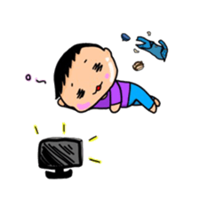 active kindergarten child sticker #14092555