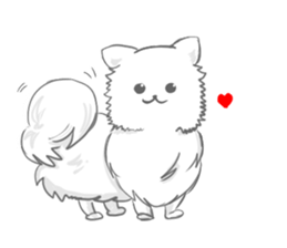Pomeranians sticker sticker #14092902