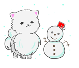 Pomeranians sticker sticker #14092917