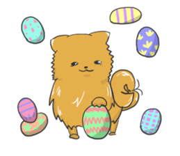 Pomeranians sticker sticker #14092921