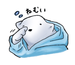 Parka polar bear and rabbit sticker #14093080