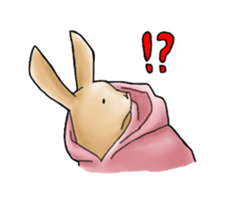 Parka polar bear and rabbit sticker #14093084