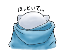 Parka polar bear and rabbit sticker #14093091