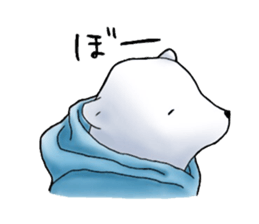 Parka polar bear and rabbit sticker #14093106