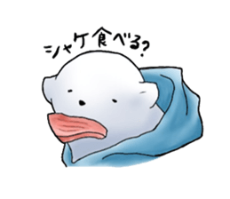 Parka polar bear and rabbit sticker #14093112