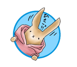 Parka polar bear and rabbit sticker #14093114