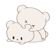 Little mochi bear sticker #14093161