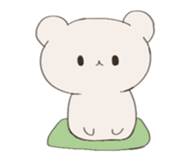 Little mochi bear sticker #14093162