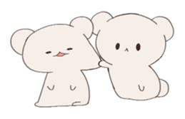 Little mochi bear sticker #14093163