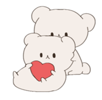 Little mochi bear sticker #14093165
