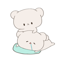 Little mochi bear sticker #14093167