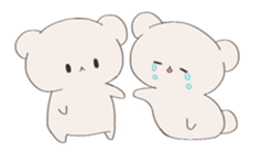 Little mochi bear sticker #14093169