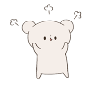 Little mochi bear sticker #14093174