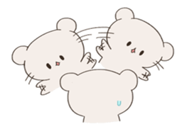 Little mochi bear sticker #14093175