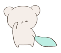 Little mochi bear sticker #14093176