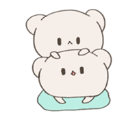 Little mochi bear sticker #14093182