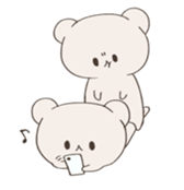 Little mochi bear sticker #14093183