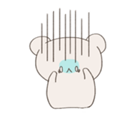 Little mochi bear sticker #14093188