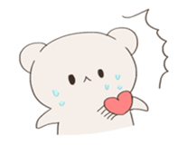 Little mochi bear sticker #14093190