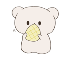 Little mochi bear sticker #14093192