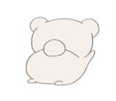 Little mochi bear sticker #14093195