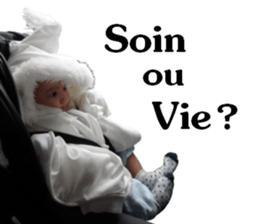 My little sweet baby (French) sticker #14093896
