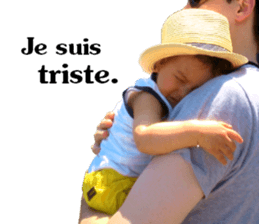 My little sweet baby (French) sticker #14093910