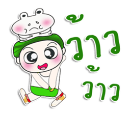 Mr. Hatori. Love frog. sticker #14094071