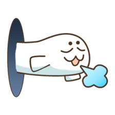 Baby seal from the hole sticker #14094421