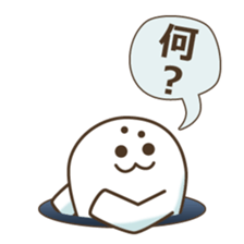 Baby seal from the hole sticker #14094434