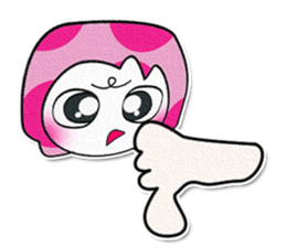 Hi my name is Dora..Pink! sticker #14094723