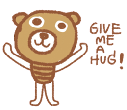 iBrown CuteBear sticker #14094872