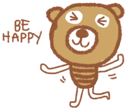 iBrown CuteBear sticker #14094873