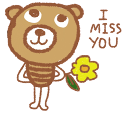 iBrown CuteBear sticker #14094874