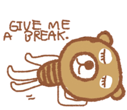 iBrown CuteBear sticker #14094889