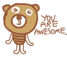 iBrown CuteBear sticker #14094899
