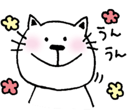 cat and a rabbit and bear cute loosely 2 sticker #14095071