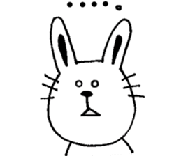 cat and a rabbit and bear cute loosely 2 sticker #14095074