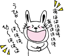 cat and a rabbit and bear cute loosely 2 sticker #14095080