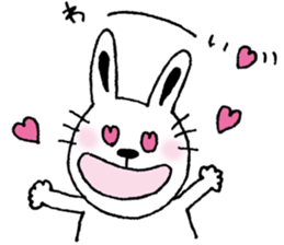 cat and a rabbit and bear cute loosely 2 sticker #14095082