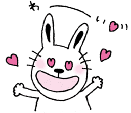 cat and a rabbit and bear cute loosely 2 sticker #14095082