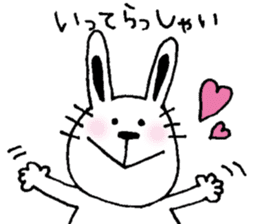 cat and a rabbit and bear cute loosely 2 sticker #14095083