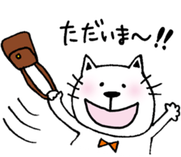 cat and a rabbit and bear cute loosely 2 sticker #14095085