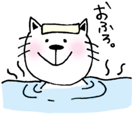 cat and a rabbit and bear cute loosely 2 sticker #14095092