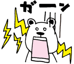 cat and a rabbit and bear cute loosely 2 sticker #14095098