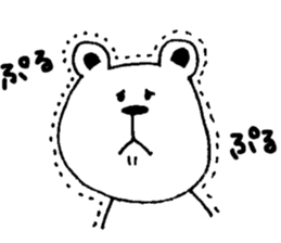 cat and a rabbit and bear cute loosely 2 sticker #14095103