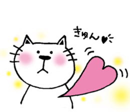 cat and a rabbit and bear cute loosely 2 sticker #14095105