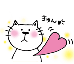 cat and a rabbit and bear cute loosely 2 sticker #14095105