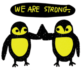 iCool Penguin sticker #14096122