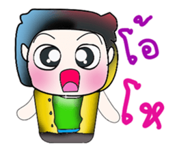 Hello!! My name is Tamada.^_^ sticker #14096201